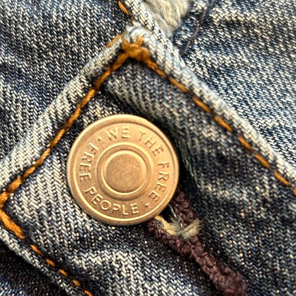 We the Free Button-Fly Jeans w/Double-Frayed Hem - Picture 10 of 16